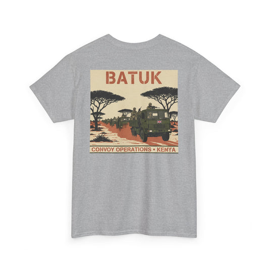 BATUK Convoy Operations Tee — Kenya Vintage Military Travel Graphic T‑Shirt