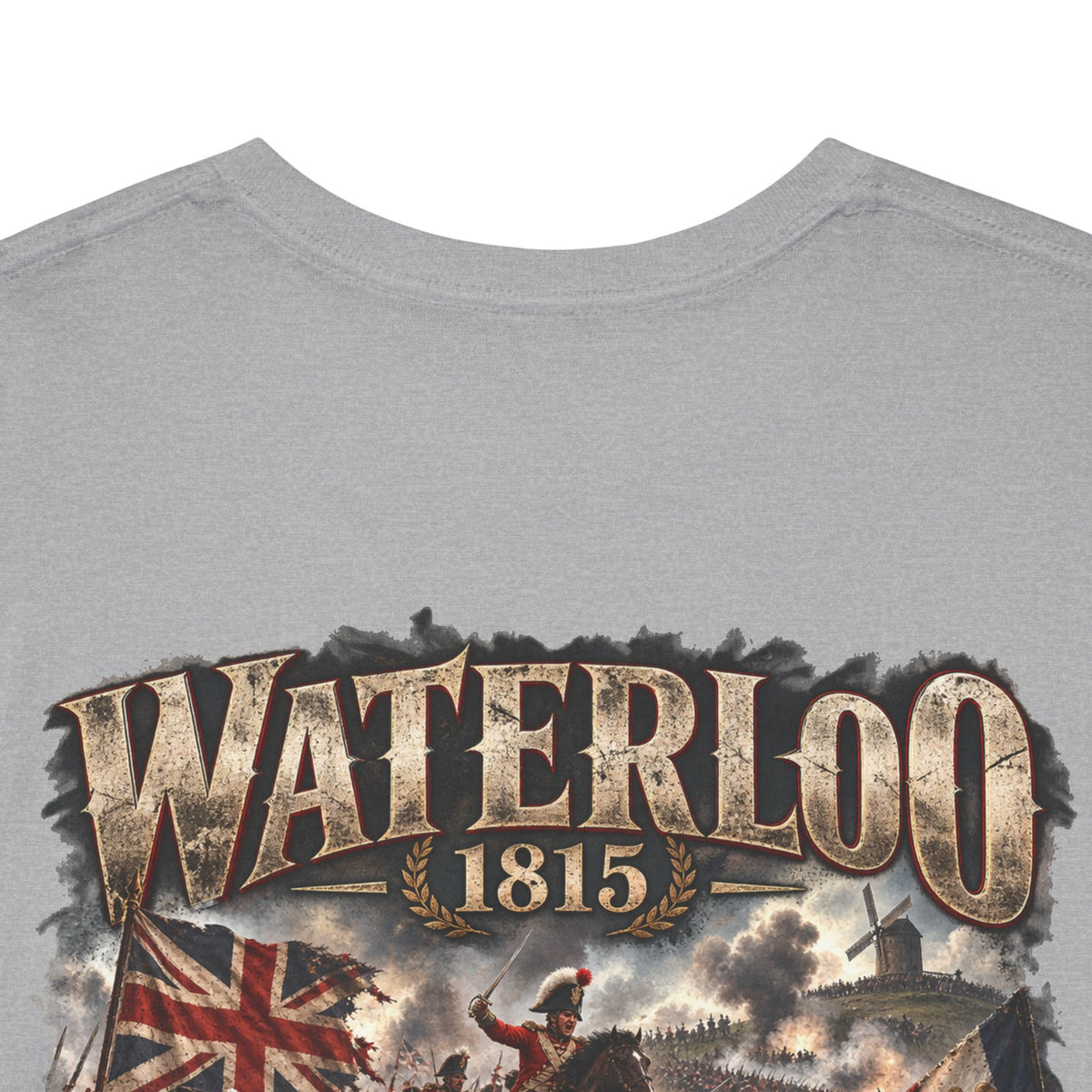 Waterloo 1815 Battle Scene T-Shirt — Napoleonic Wars