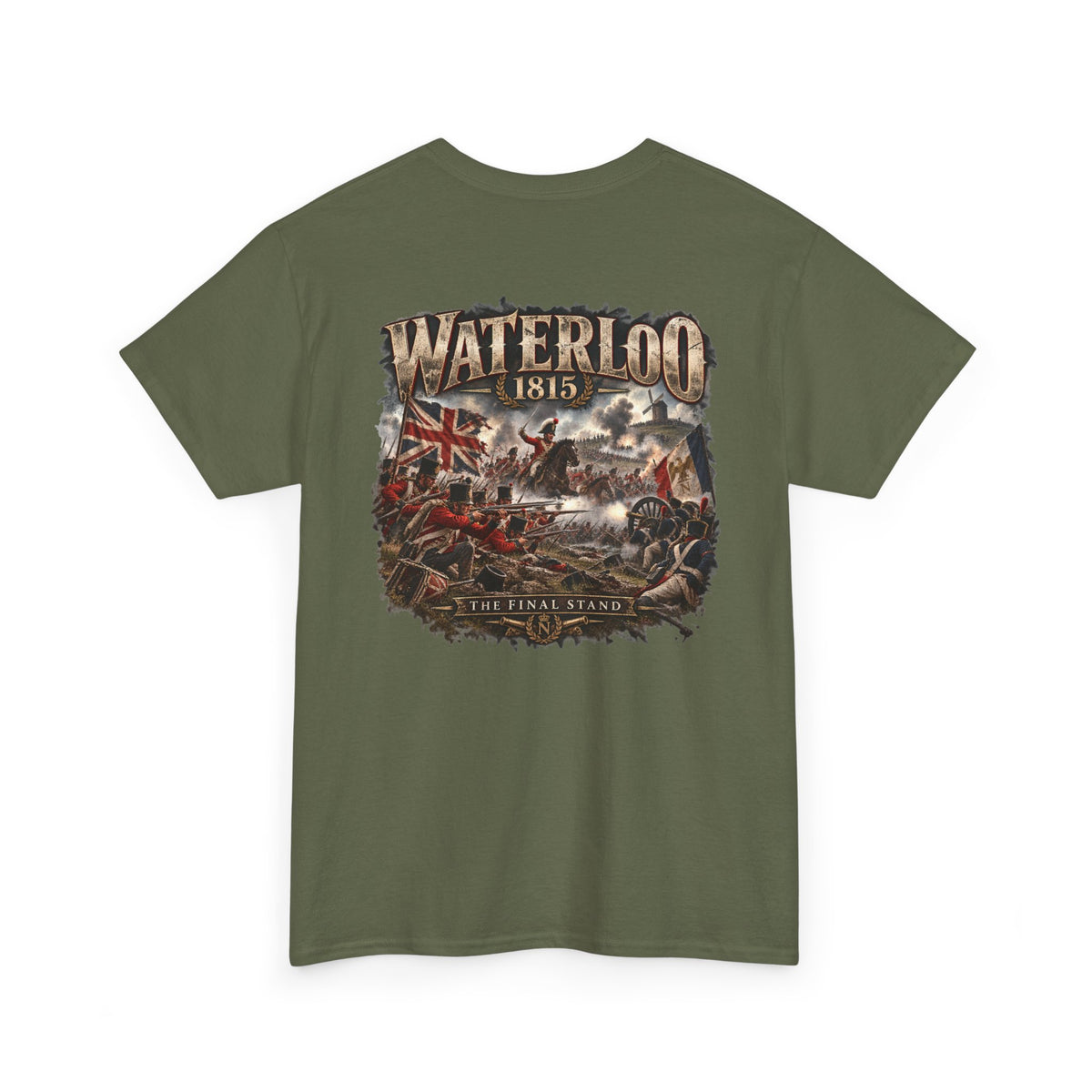 Waterloo 1815 Battle Scene T-Shirt — Napoleonic Wars