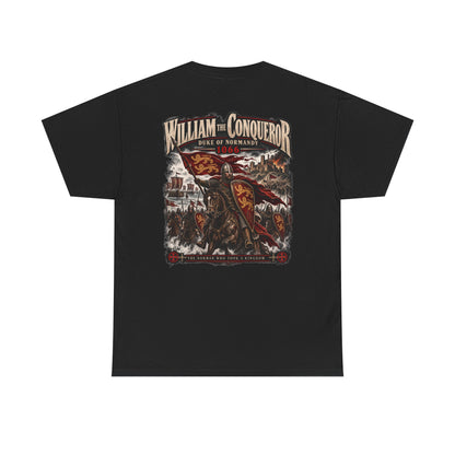 William the Conqueror Norman Conquest history T-shirt product mock-up