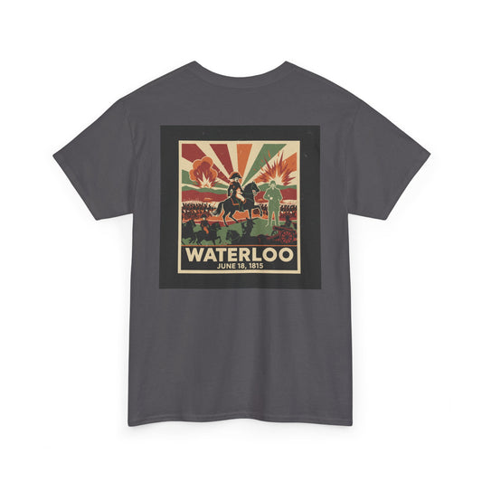 Waterloo 1815 Vintage Poster T-Shirt – Napoleonic Battle History Tee