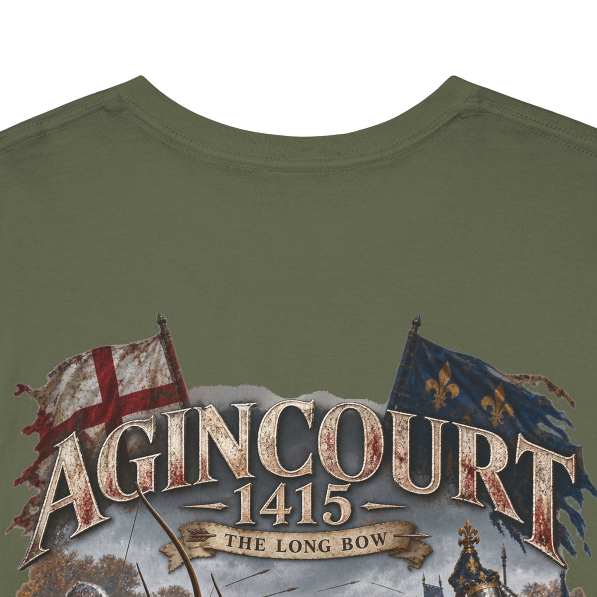 Agincourt 1415 Battle T-Shirt — Longbow & Hundred Years’ War