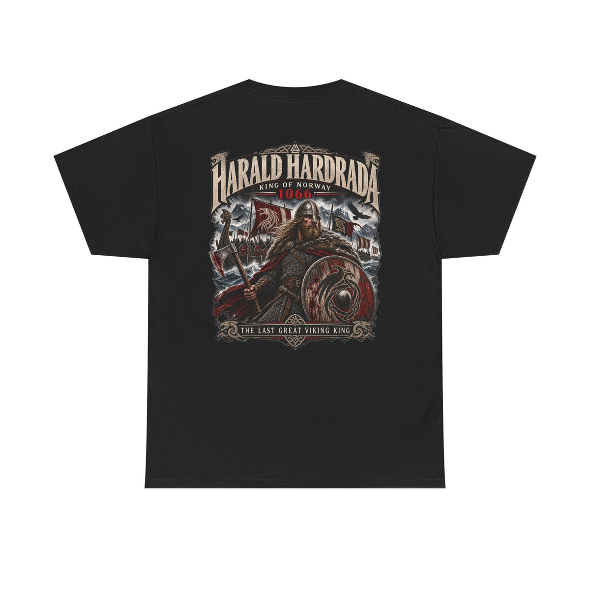 Harald Hardrada 1066 Viking King T-shirt product mock-up