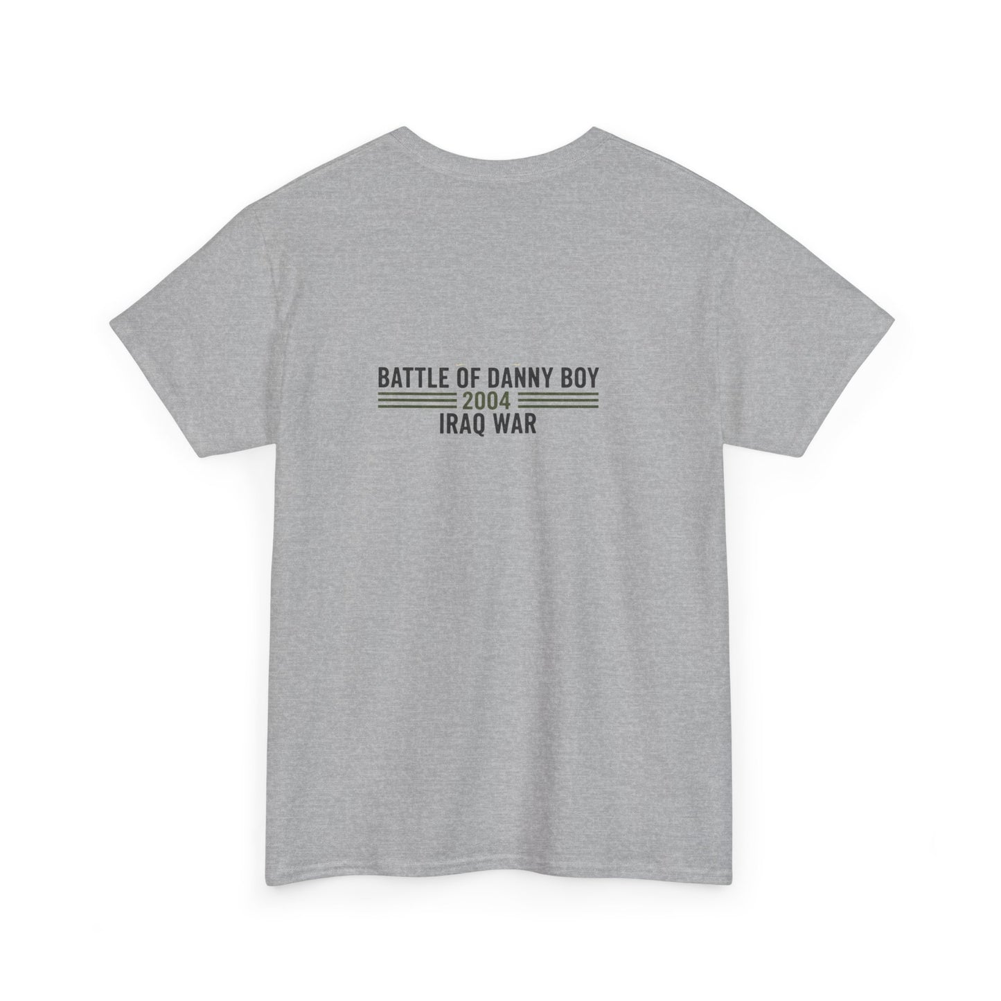 Battle of Danny Boy T-Shirt — Op Telic Iraq 2004 Military Heritage