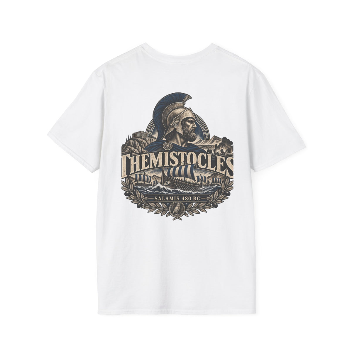 Themistocles Spartan Warrior T-Shirt Iron Regiment historical T-shirt image 8