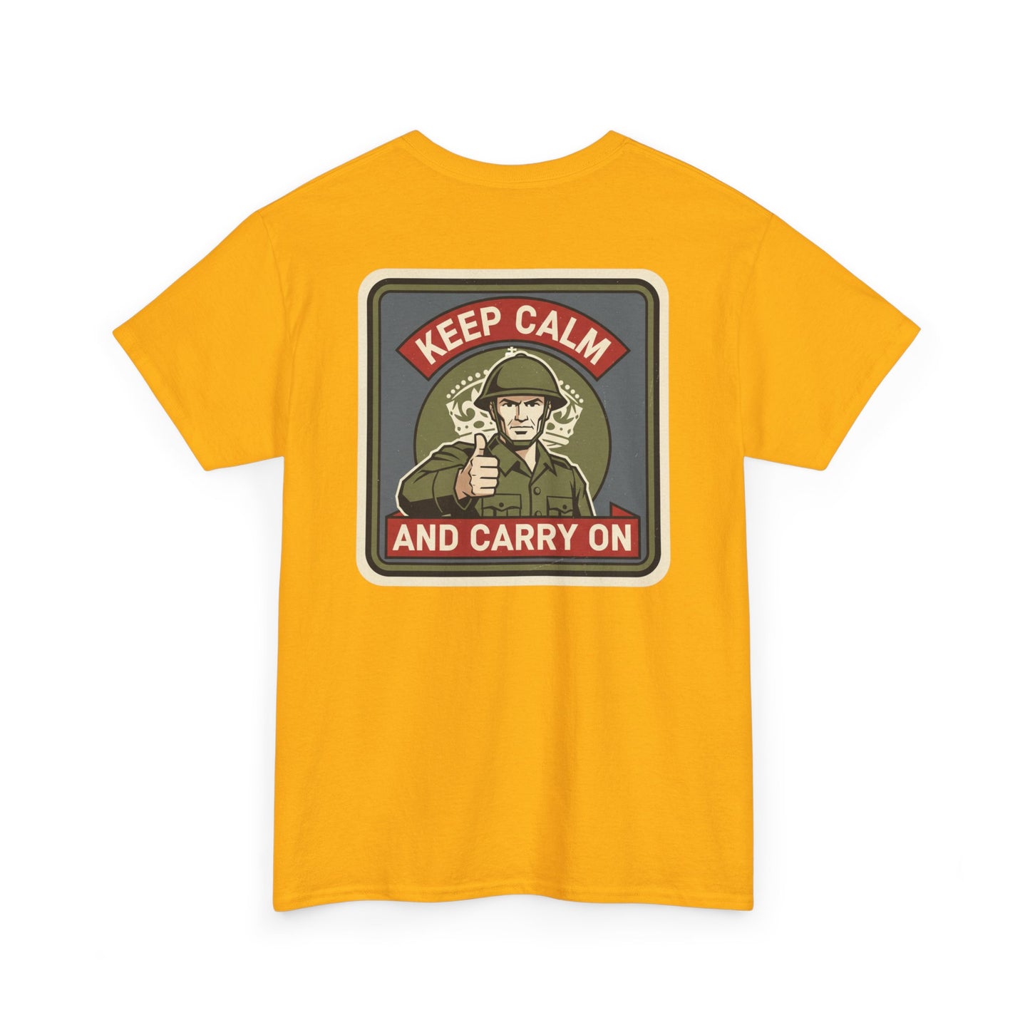 WW2 Keep Calm and Carry On 1939 T-Shirt — Vintage Military Graphic Tee