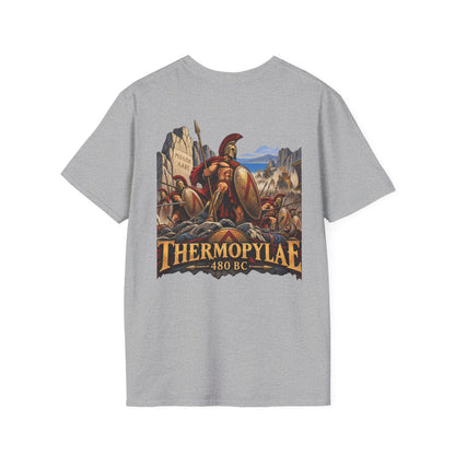 Thermopylae 480 BC Spartan Warrior T-Shirt Iron Regiment historical T-shirt image 8