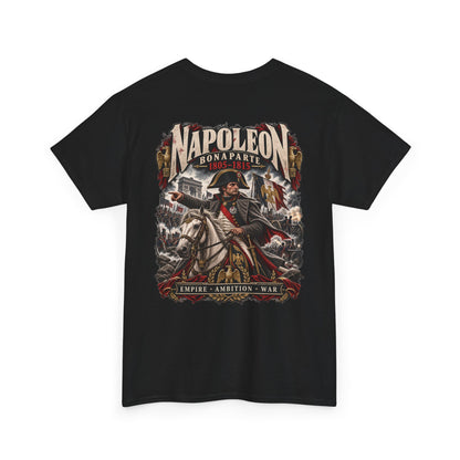 Napoleon Bonaparte Napoleonic history T-shirt product mock-up