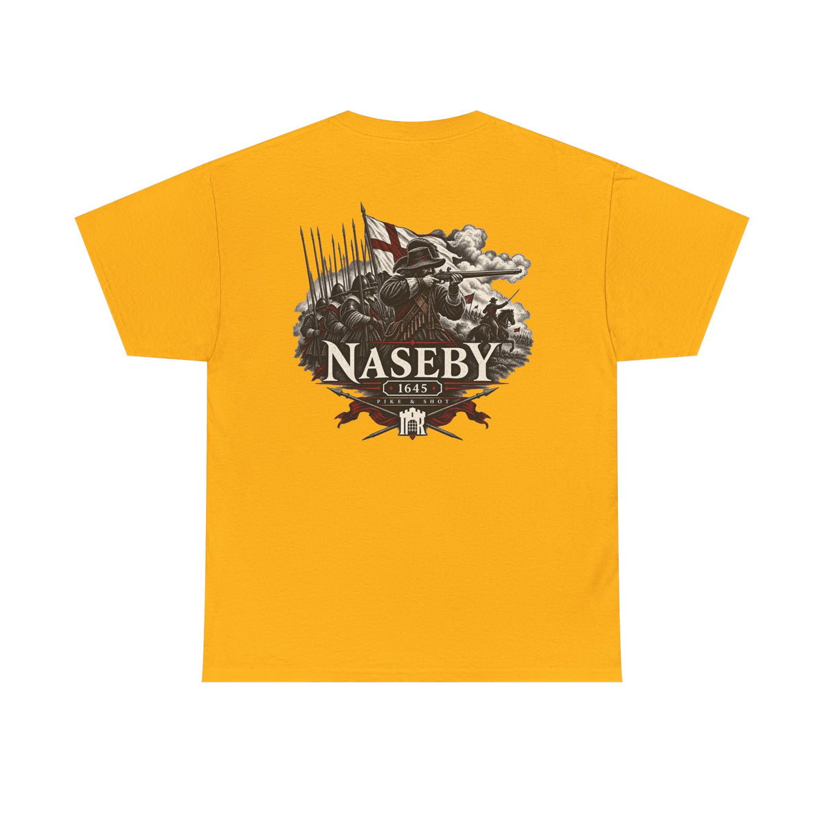Battle of Naseby 1645 English Civil War T-shirt product mock-up