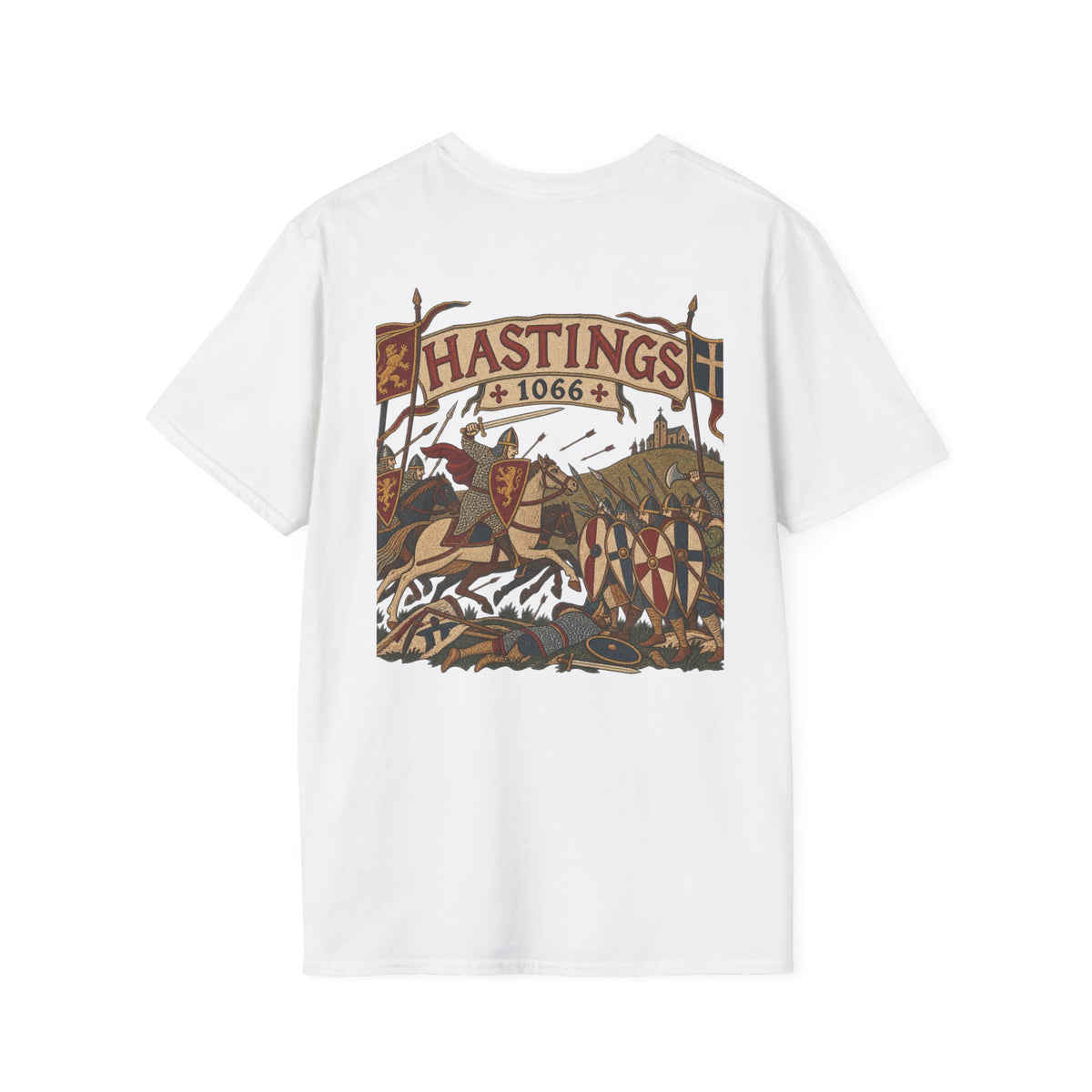 Hastings 1066 Battle T-Shirt Iron Regiment historical T-shirt image 8