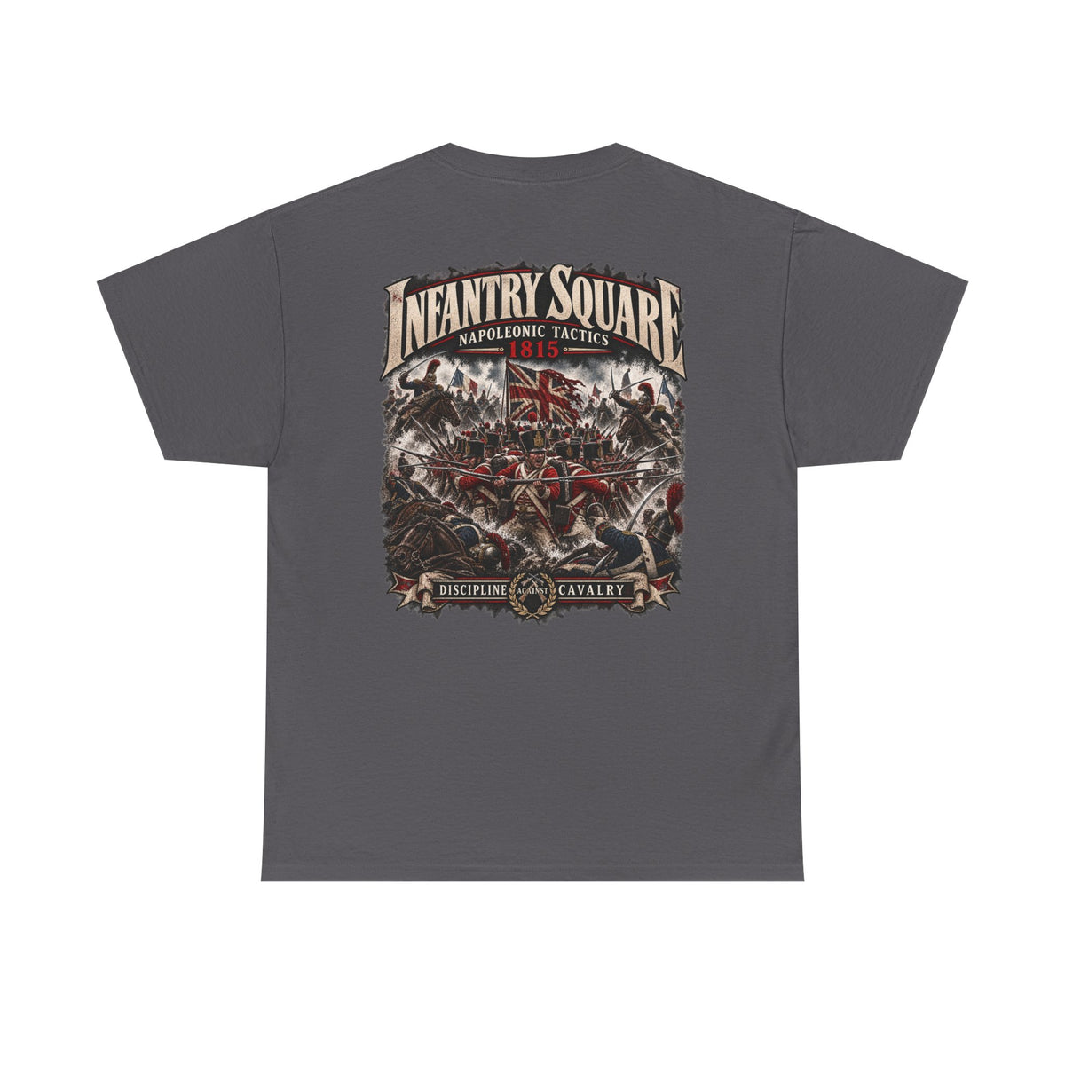 Infantry Square Napoleonic tactics T-shirt product mock-up