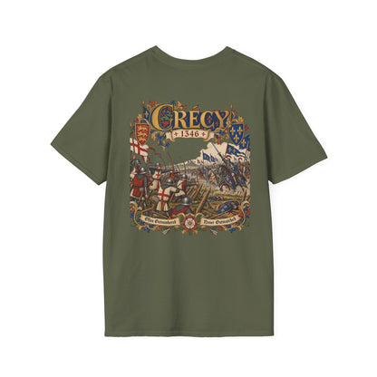 Crécy 1346 Battle T-Shirt Iron Regiment historical T-shirt image 6