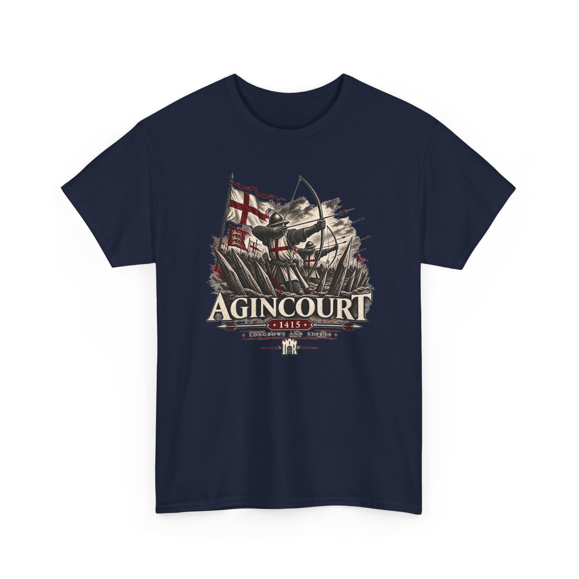 Agincourt 1415 Medieval Battle T-shirt – alternate product view 3