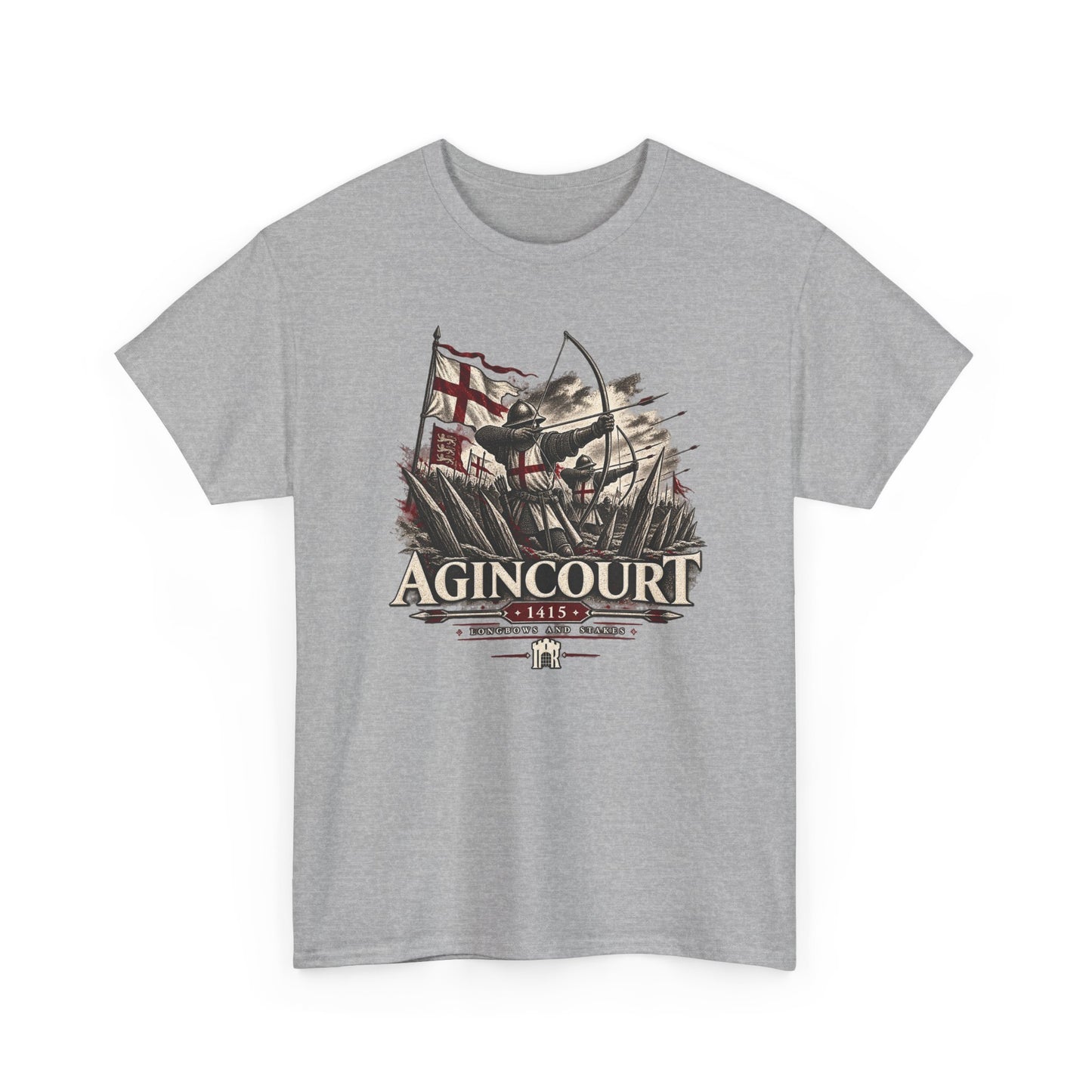 Agincourt 1415 Medieval Battle T-shirt – alternate product view 4