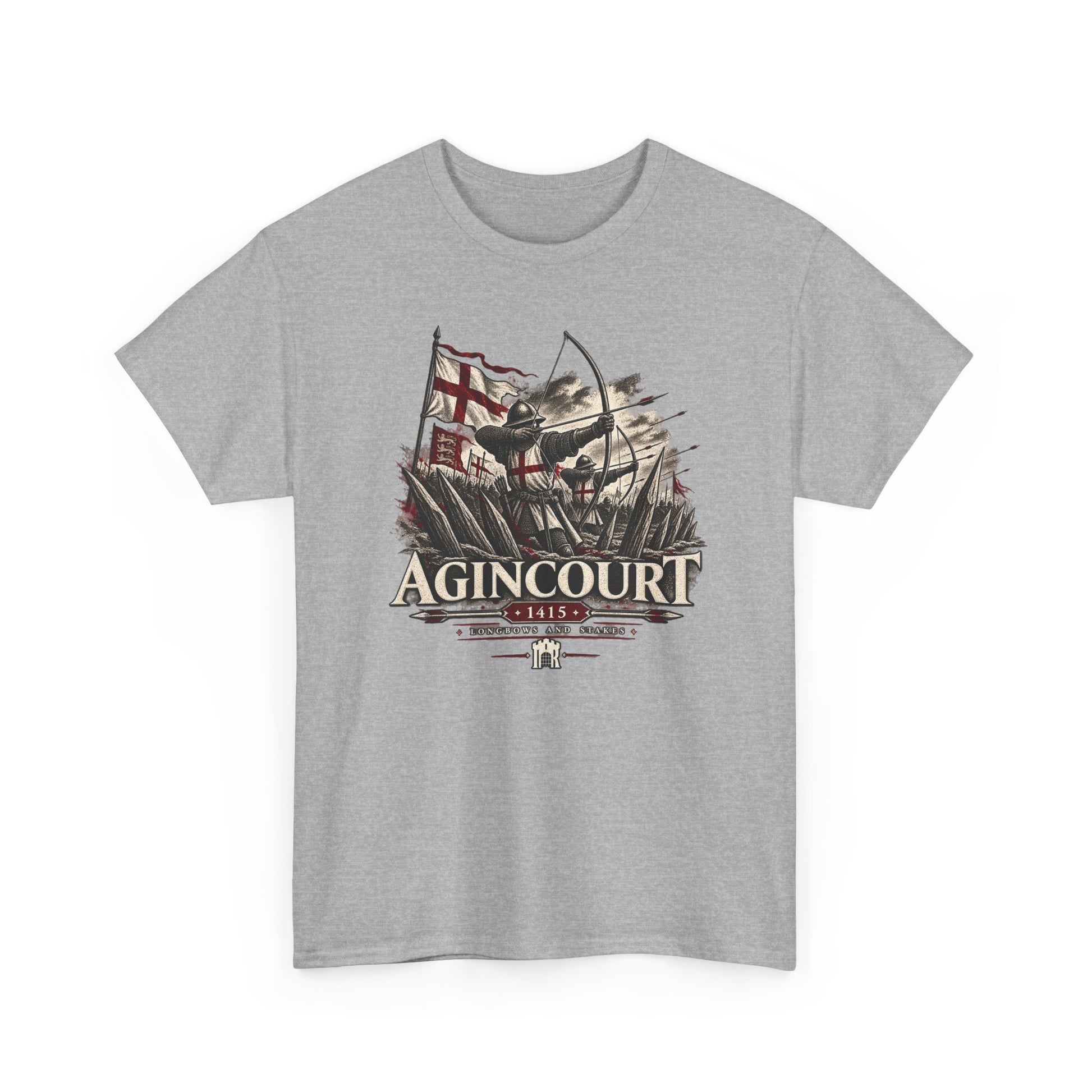 Agincourt 1415 Medieval Battle T-shirt – alternate product view 4