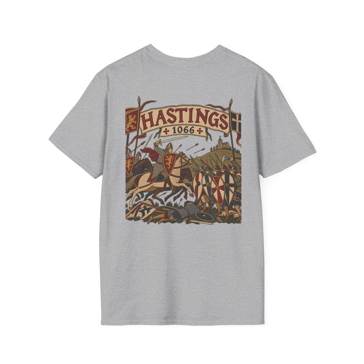 Hastings 1066 Battle T-Shirt Iron Regiment historical T-shirt image 10