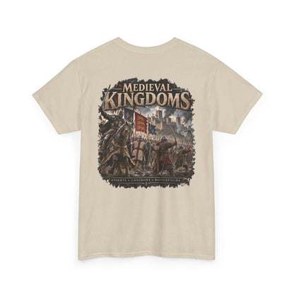 Medieval Kingdoms T-Shirt — Knights, Crowns & Battlefields