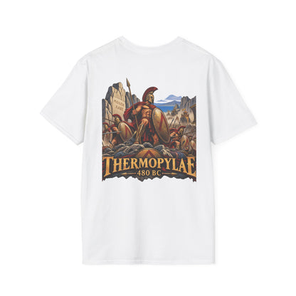 Thermopylae 480 BC Spartan Warrior T-Shirt Iron Regiment historical T-shirt image 6