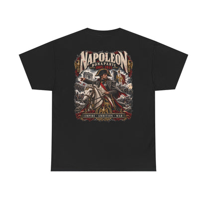 Napoleon Bonaparte Napoleonic history T-shirt product mock-up