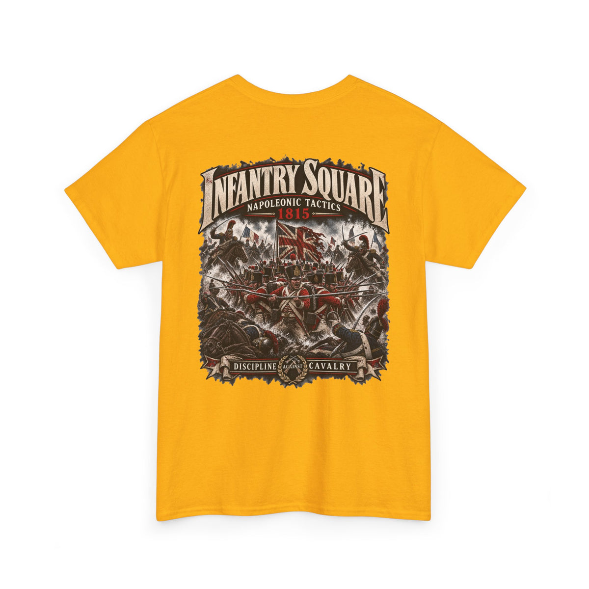 Infantry Square Napoleonic tactics T-shirt product mock-up
