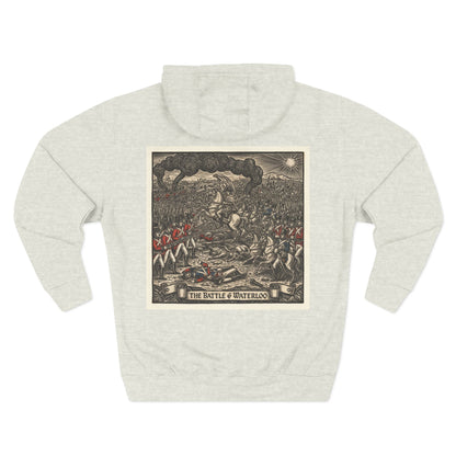 Waterloo 1815 Vintage Battle Print Hoodie – Napoleonic History