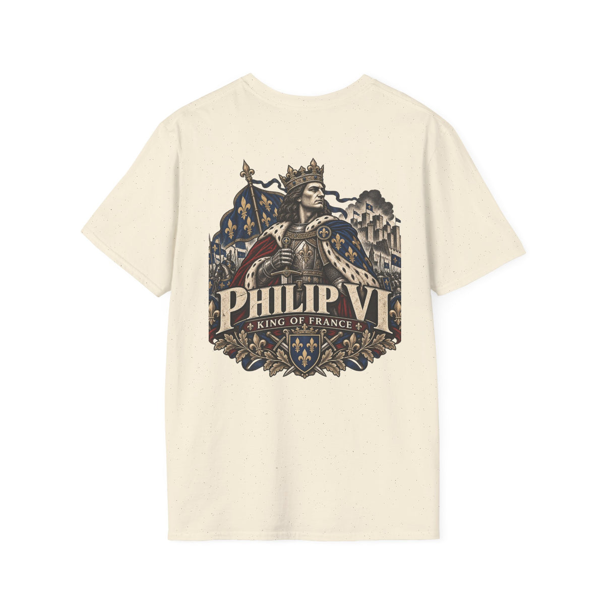 Philip VI King of France T‑Shirt Iron Regiment historical T-shirt image 12