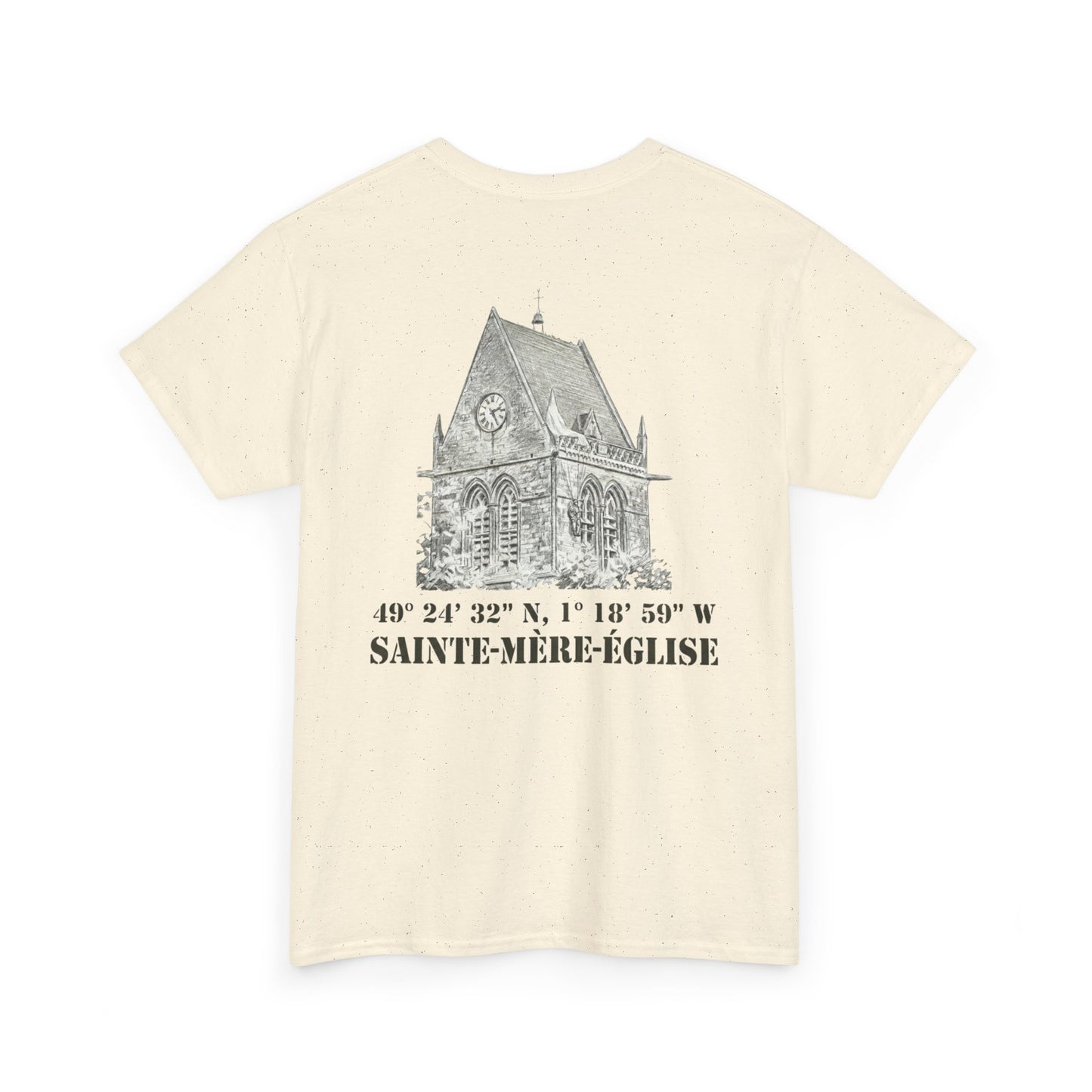 Sainte-Mère-Église 1944 Vintage Church T-Shirt