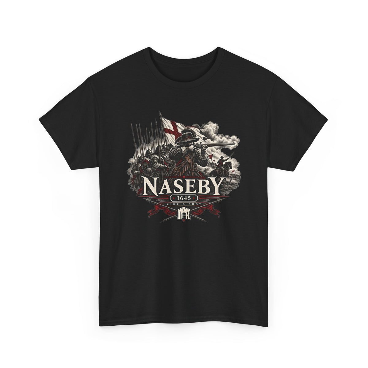 Naseby 1645 English Civil War T-shirt – alternate product view 2