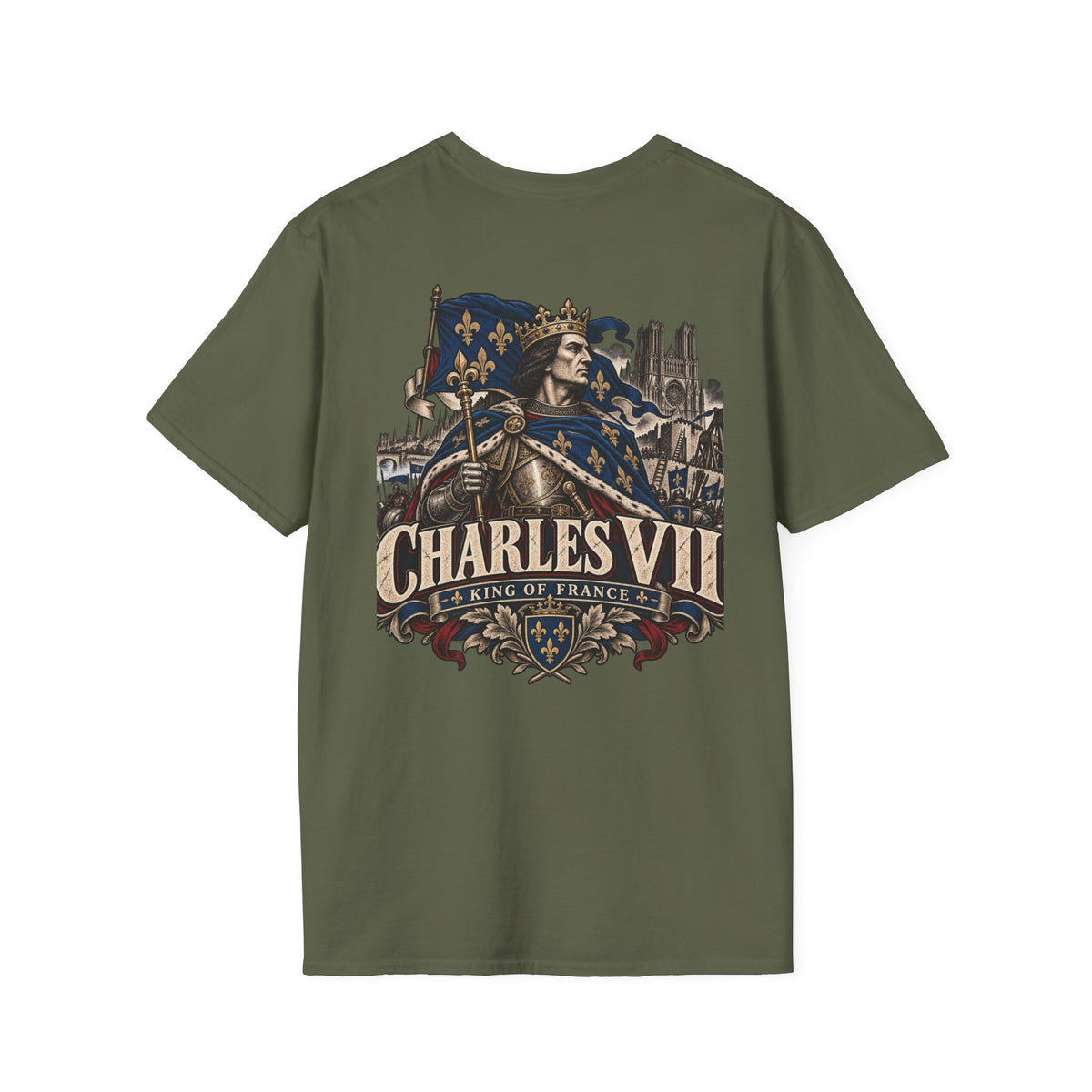Charles VII King of France T-Shirt Iron Regiment historical T-shirt image 12