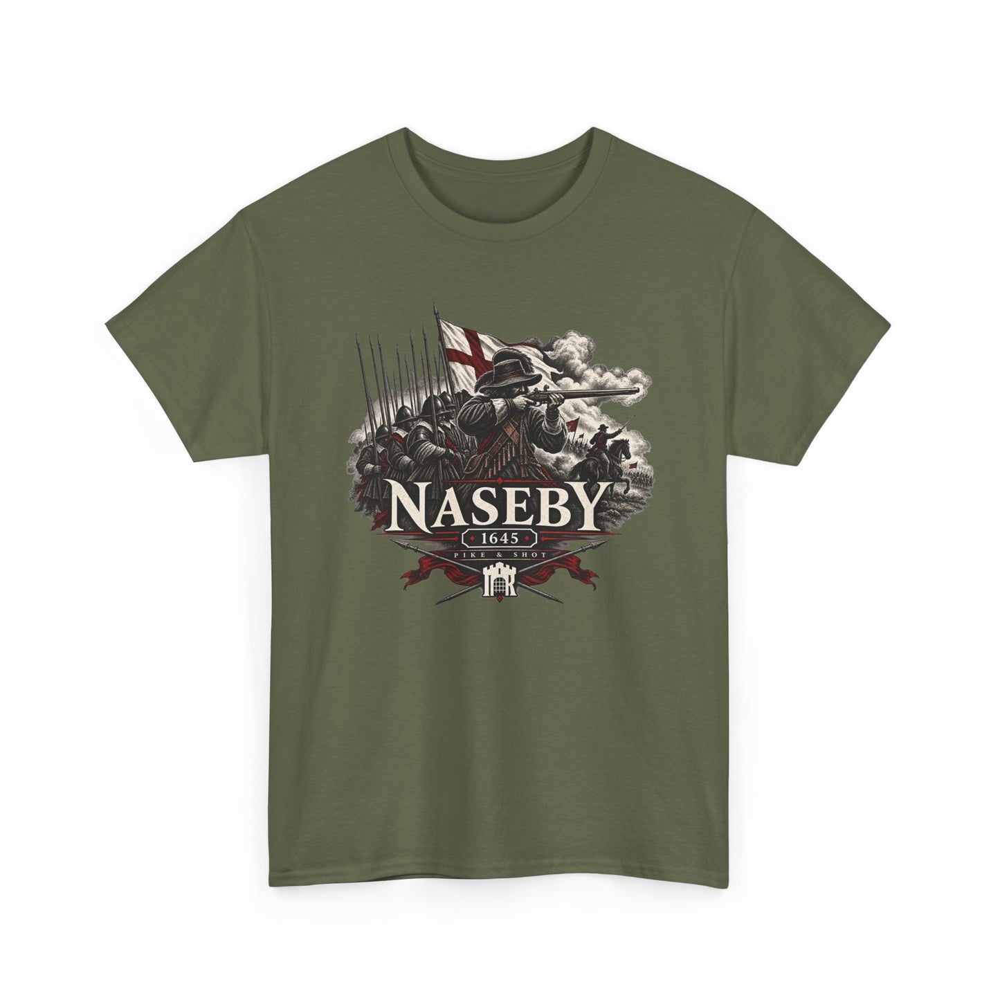 Naseby 1645 English Civil War T-shirt – alternate product view 3