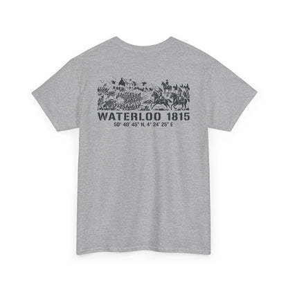 Waterloo 1815 Battlefield Engraving T-Shirt – Napoleonic History Tee