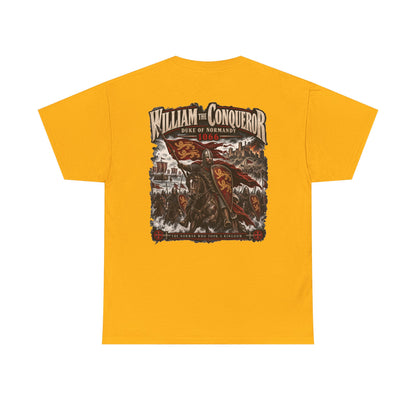 William the Conqueror Norman Conquest history T-shirt product mock-up
