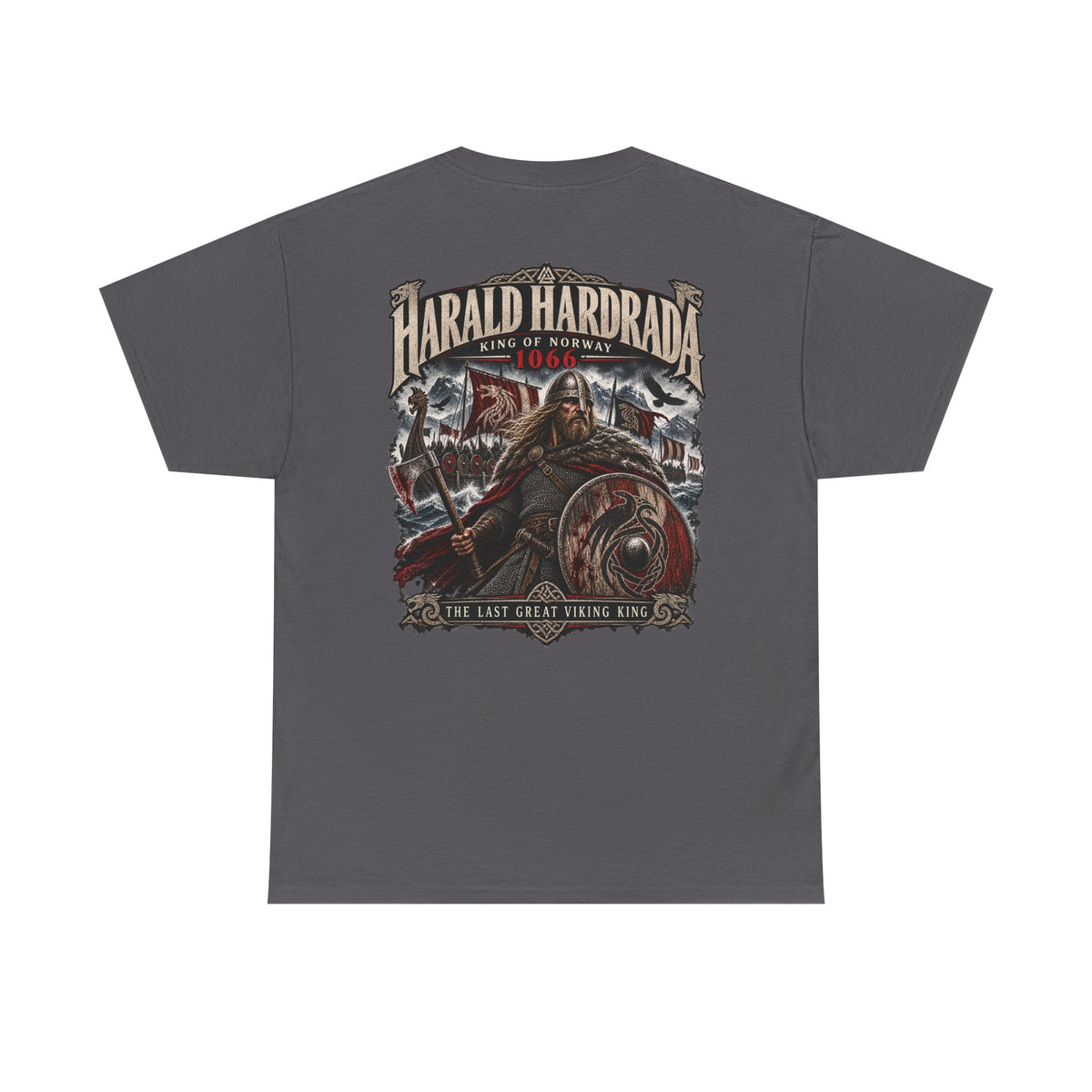 Harald Hardrada 1066 Viking King T-shirt product mock-up