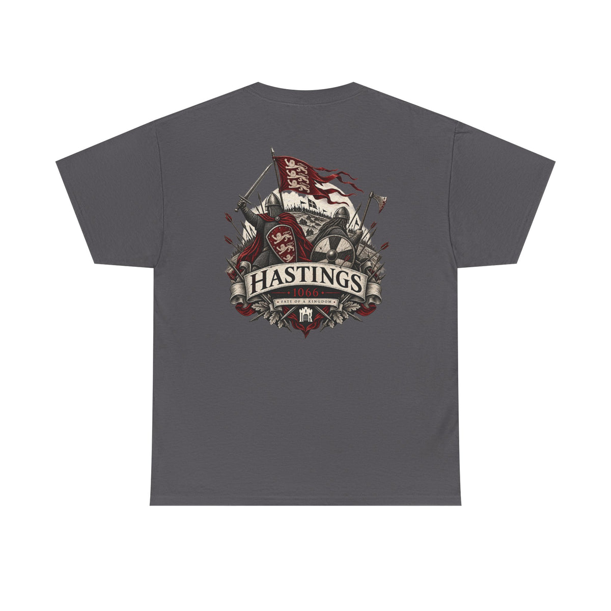 Battle of Hastings 1066 medieval history T-shirt product mock-up
