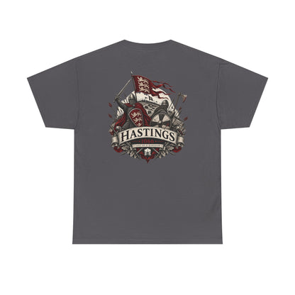 Battle of Hastings 1066 medieval history T-shirt product mock-up