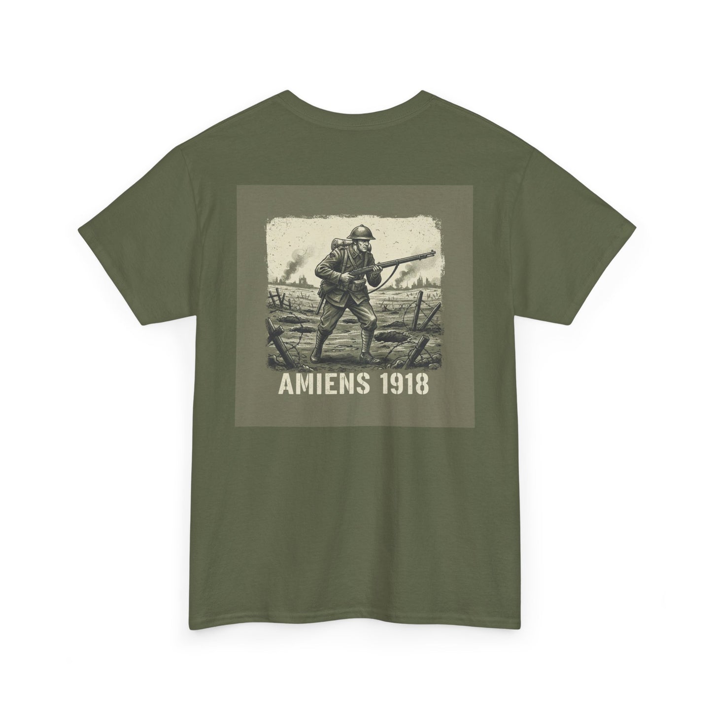 Amiens 1918 T-Shirt — World War I Vintage Soldier Graphic Tee