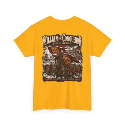 William the Conqueror Norman Conquest history T-shirt product mock-up