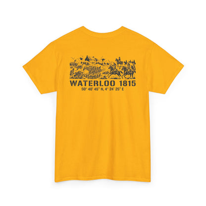 Waterloo 1815 Battlefield Engraving T-Shirt – Napoleonic History Tee