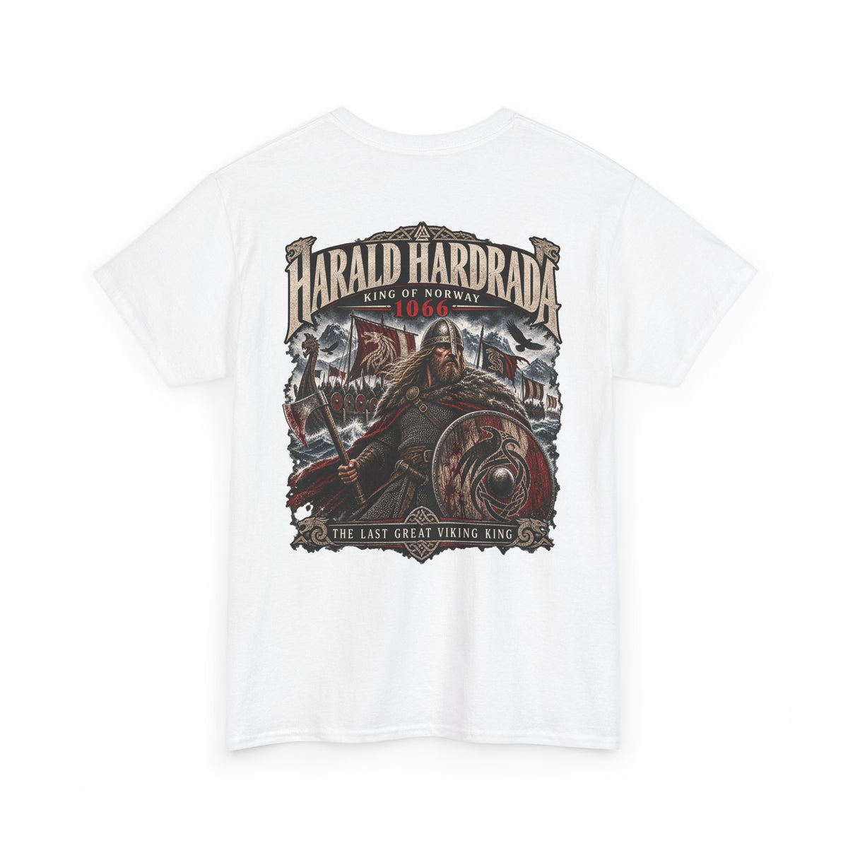 Harald Hardrada 1066 Viking King T-shirt product mock-up