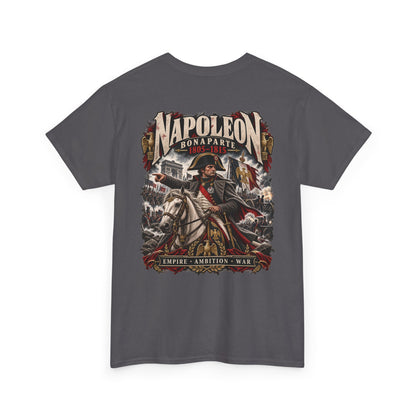 Napoleon Bonaparte Napoleonic history T-shirt product mock-up
