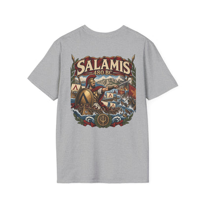 Salamis 480 BC Greek Battle T-Shirt Iron Regiment historical T-shirt image 8