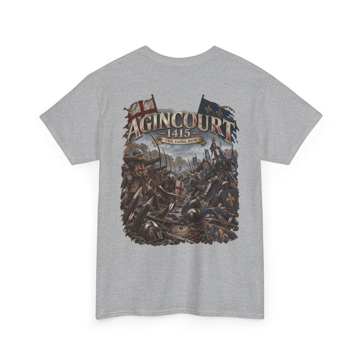 Agincourt 1415 Battle T-Shirt — Longbow & Hundred Years’ War