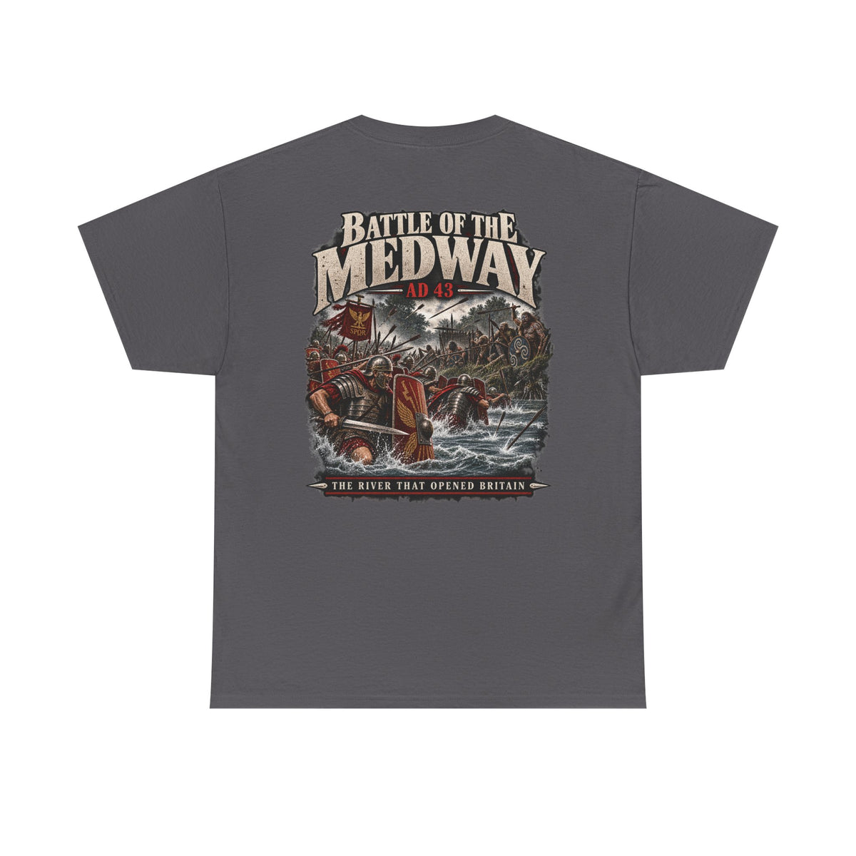 Battle of the Medway AD 43 Roman Britain T-shirt product mock-up