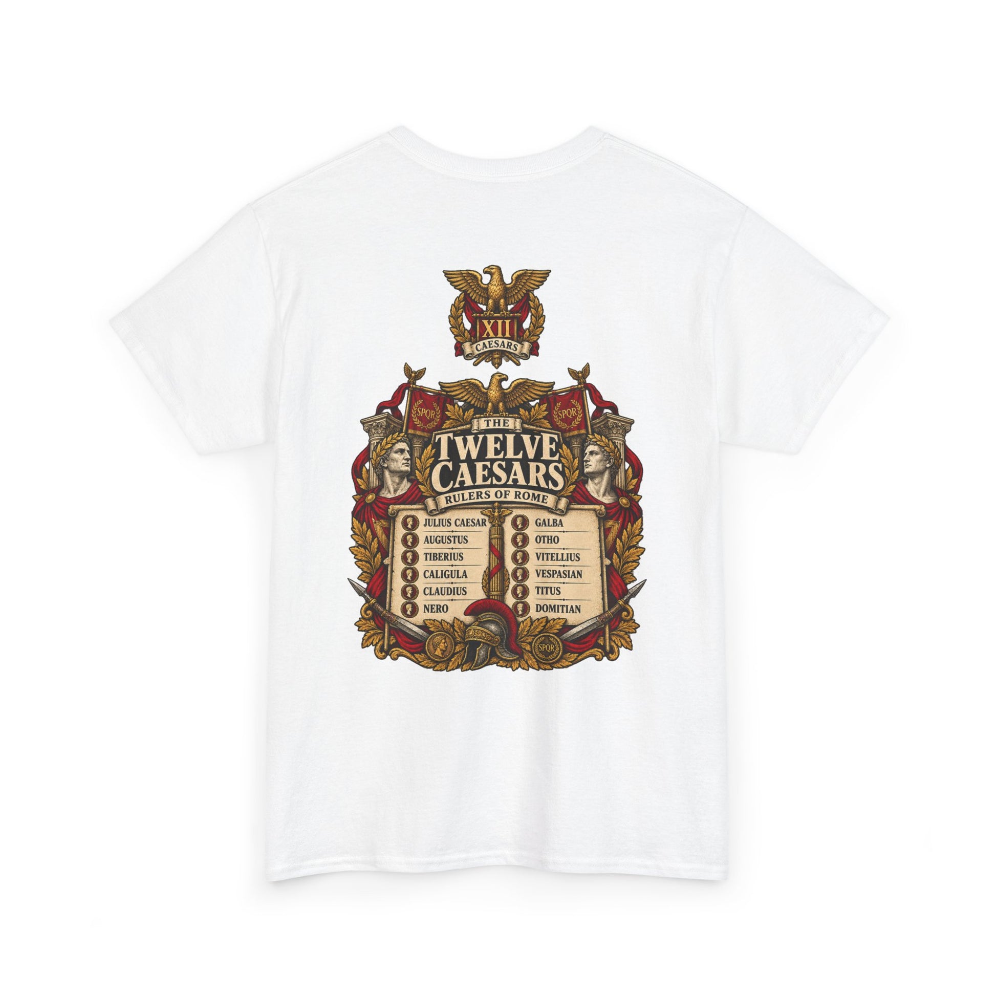 Twelve Caesars Roman history T-shirt – alternate product view 7