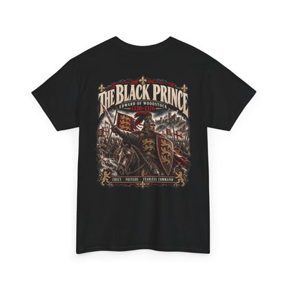 Edward the Black Prince medieval knight T-shirt product mock-up