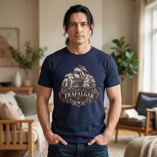 Trafalgar 1805 Royal Navy battle T-shirt design – Iron Regiment