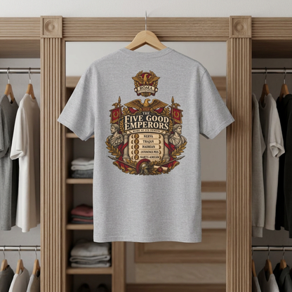 Five Good Emperors Roman history T-shirt design – Iron Regiment