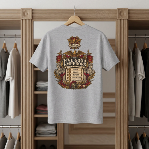 Five Good Emperors Roman History T-Shirt – Imperial Rome List Tee
