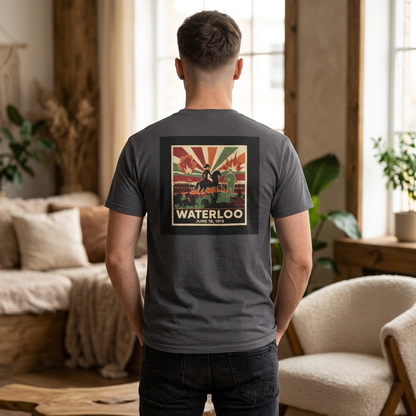 Waterloo 1815 Vintage Poster T-Shirt – Napoleonic Battle History Tee