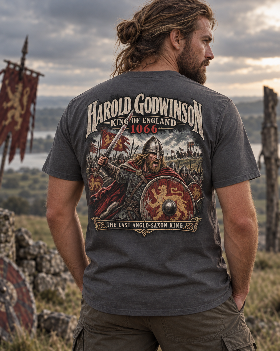 Harald Hardrada Stamford Bridge 1066 Last Viking T-shirt graphic design